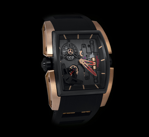 Kambys Black DLC titanium & Rose gold | CYRUS WATCHES, Swiss watchmakers